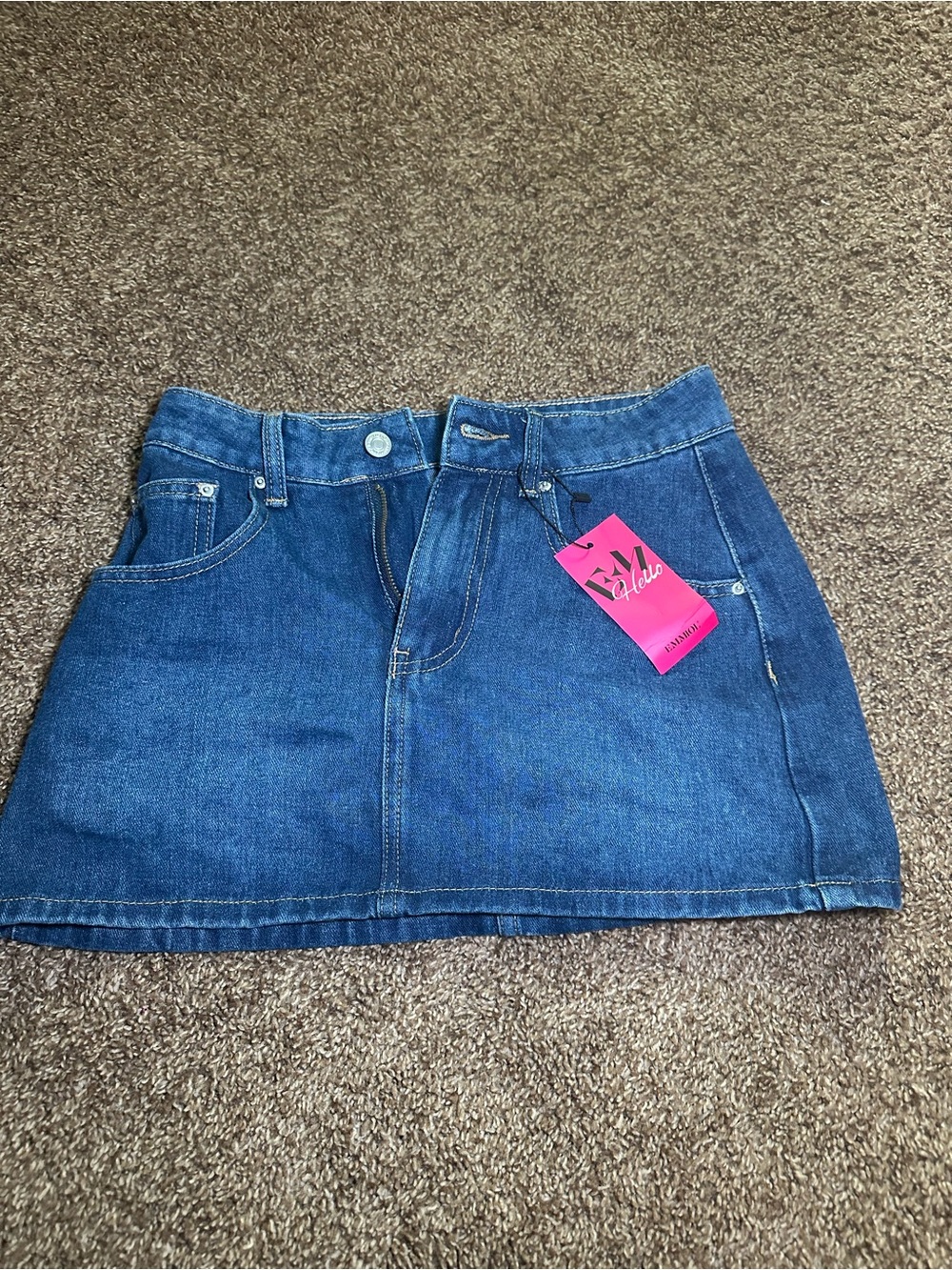 Women’s Blue Denim Mini Skirt